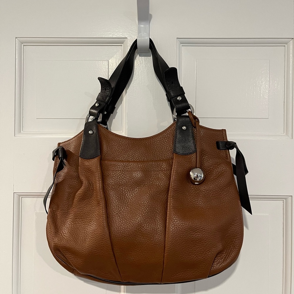 Furla Brown Leather Shoulder Bag